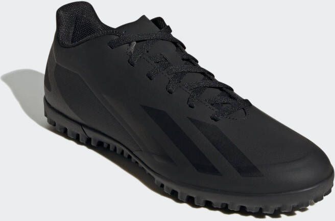 Adidas x crazyfast.4 tf Kunstgras voetbal schoen heren Black Black White - Foto 4