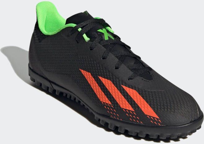 Adidas Performance X Speedportal.4 TF voetbalschoenen zwart rood geel - Foto 4