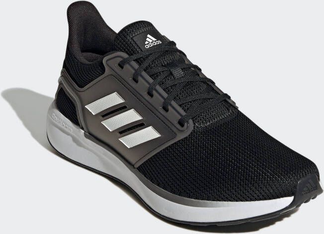 Adidas Performance EQ19 hardloopschoenen zwart wit grijs - Foto 4