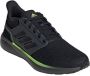 Adidas Performance EQ19 Run Winter hardloopschoenen antraciet zwart signal groen - Thumbnail 2