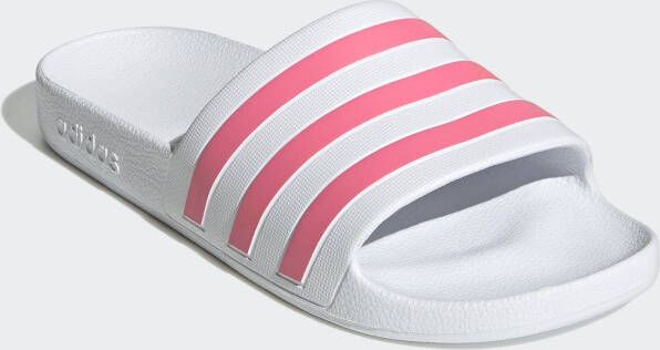 Adidas Originals Adilette Aqua Badslippers adidas Adilette in wit formaten: 40.5 - Foto 4