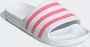 Adidas Witte Slippers 3-Stripes Roze Multicolor - Thumbnail 4