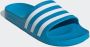 Adidas adilette Slippers en Sandalen Blauw Maat: 39 1 3 Mesh Synthetisch Foot Locker - Thumbnail 4