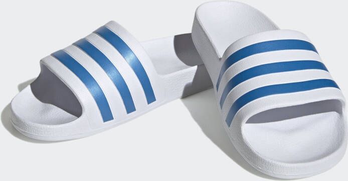 Adidas Originals Adilette Aqua Badslippers Adilette ftwr white blue fusion met. ftwr white maat: 40.5 beschikbare maaten:37 38 39 40.5 42 - Foto 3