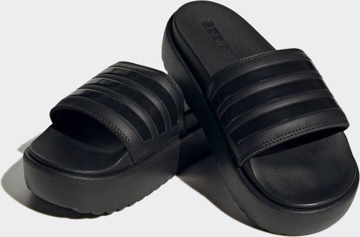Adidas Sportswear adilette Platform Badslippers Unisex Zwart - Foto 3