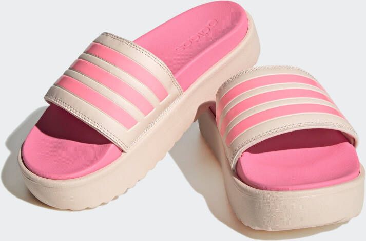 Adidas Sportswear adilette Platform Badslippers Unisex Roze - Foto 3