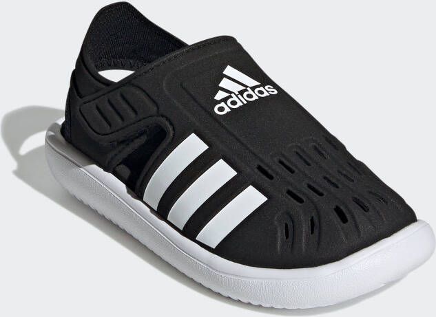 Adidas Summer Closed Toe Water Sandals Unisex Slippers en Sandalen Zwart Maat: 28 Mesh Synthetisch Foot Locker - Foto 6