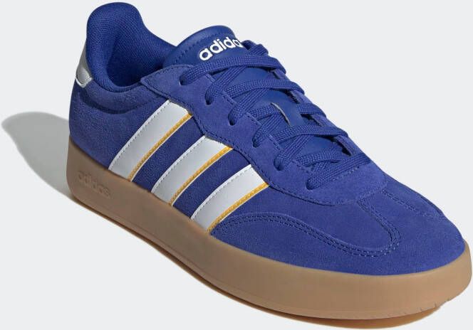 Adidas Barreda heren sneakers blauw wit 1 3 Echt leer Uitneembare zool - Foto 5