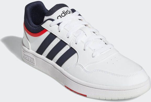 Adidas SPORTSWEAR Hoops 3.0 Sneakers Ftwr White Legend Ink Vivid Red - Foto 3