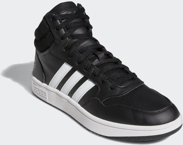 Adidas SPORTSWEAR Hoops 3.0 Mid Sneakers Core Black Ftwr White Grey Six - Foto 3