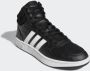 Adidas SPORTSWEAR Hoops 3.0 Mid Sneakers Core Black Ftwr White Grey Six - Thumbnail 3