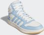 Adidas Hoops 3.0 Mid Classic Vintage Schoenen Wit Blauw 2 3 Vrouw - Thumbnail 3