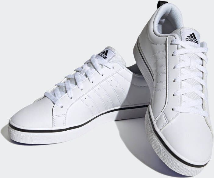 Adidas Sportswear VS Pace 2.0 Lifestyle Skateboarding 3-Stripes Branding Synthetisch Nubuck Schoenen Unisex Wit - Foto 4