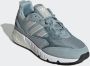 Adidas Originals ZX 1K Boost 2.0 sneakers grijsblauw lichtgrijs wit - Thumbnail 3