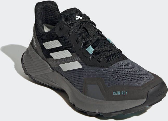 Adidas Terrex Women's Terrex Soulstride RAIN.RDY Trailrunningschoenen grijs - Foto 1
