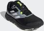 Adidas Terrex Two Flow Trail Running Schoenen Core Black Crystal White Solar Yellow Dames - Thumbnail 3