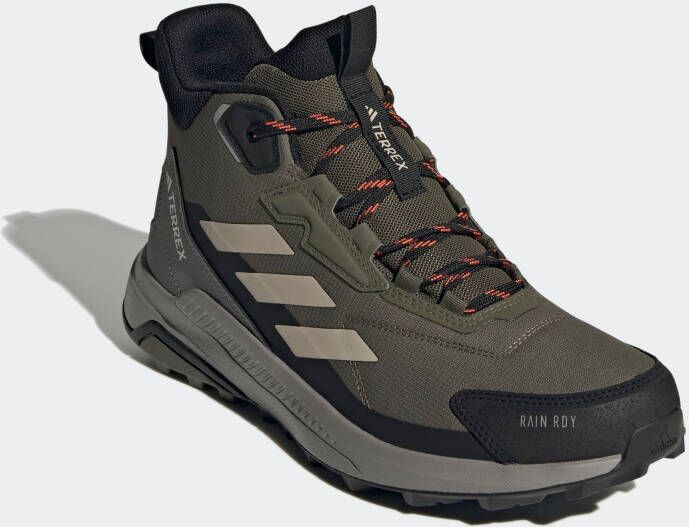 Adidas Terrex Anylander Mid RAIN.RDY wandelschoenen olijfgroen beige - Foto 4