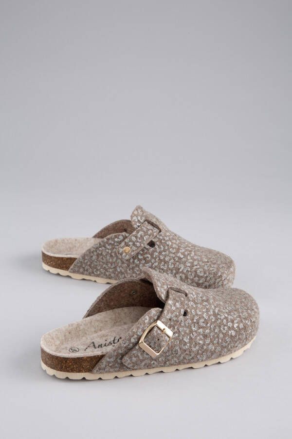 Aniston SHOES Clogs Klompen pantoffels huis-slippers verstelbare gesp NIEUWE COLLECTIE