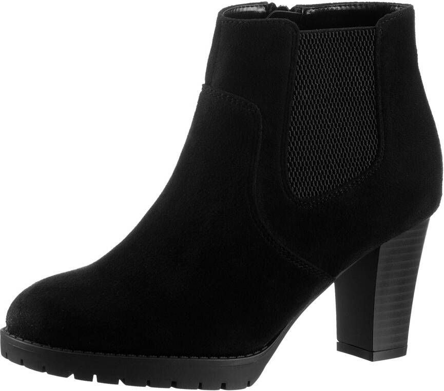 Aniston SHOES Laarsjes enkellaarzen met zijstretch inzet nieuwe collectie