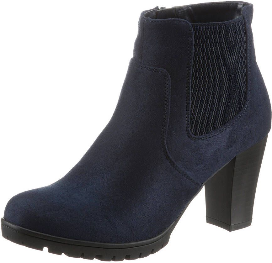 Aniston SHOES Laarsjes enkellaarzen met zijstretch inzet nieuwe collectie
