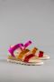 Aniston SHOES Sleehaksandaaltjes sandaal zomerschoen klittenbandschoen metallic-look nieuwe collectie - Thumbnail 1