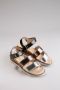 Aniston SHOES Sleehaksandaaltjes sandaal zomerschoen klittenbandschoen metallic-look nieuwe collectie - Thumbnail 1