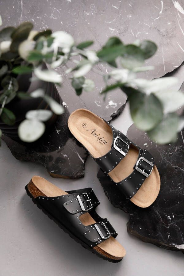 Aniston SHOES Slippers zomerschoen strandschoen nagels nieuwe collectie
