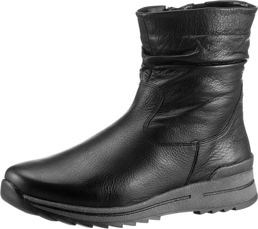 Ara Boots zonder sluiting OSAKA enkellaars wedge hak casual laarzen in comfort breedte h = zeer breed