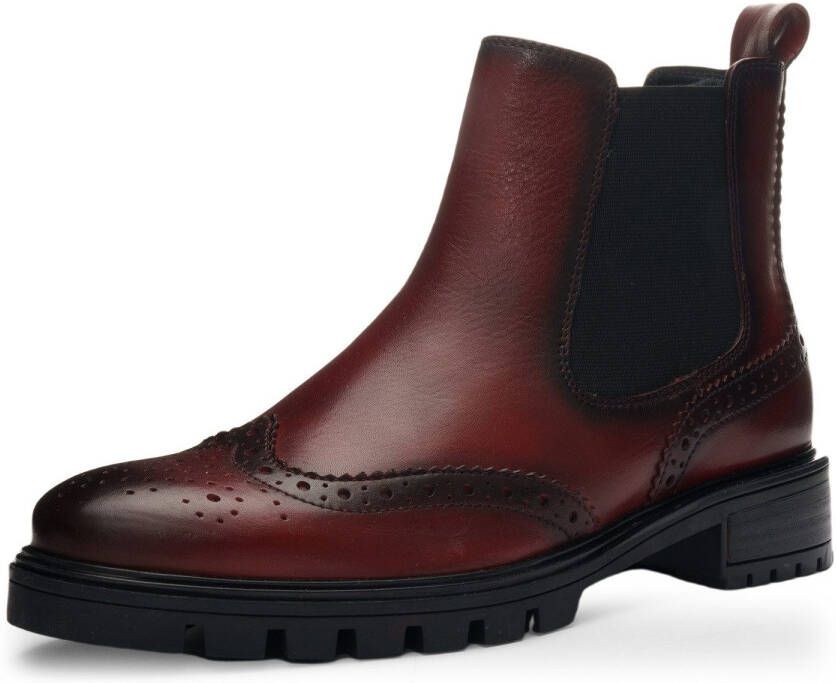 Ara Chelsea-boots Tulsa enkellaars instaplaarzen met lyra-perforatie g-breedte (breed)