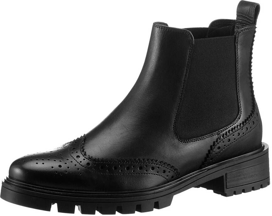 Ara Chelsea-boots Tulsa enkellaars instaplaarzen met lyra-perforatie g-breedte (breed)