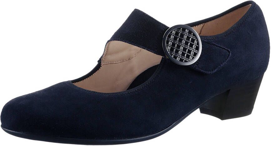 Ara Gesppumps Catania avondschoen feestelijke schoen blokhak breedte h 1 2 (= zeer breed)