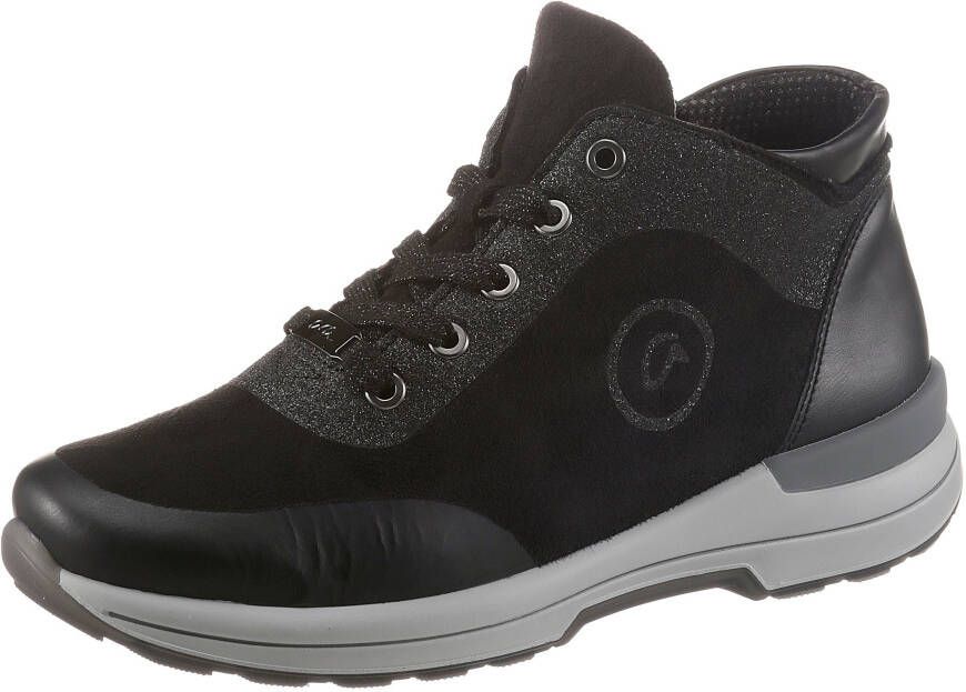 Ara Hoge veterschoenen N met glitter comfortwijdte g