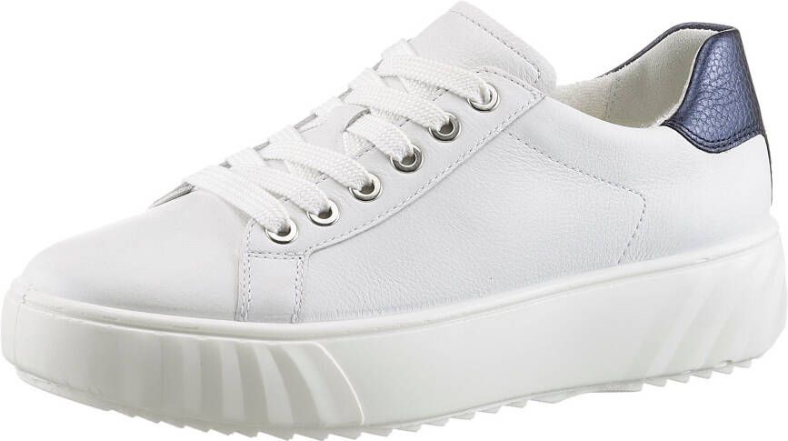 Ara Plateausneakers Monaco vrijetijdsschoen lage schoen veterschoen met verwisselbaar voetbed h-breedte