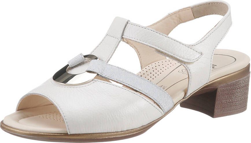 Ara Sandaaltjes Lugano zomerschoen sandaal blokhak in elegante look h-breedte - Foto 2