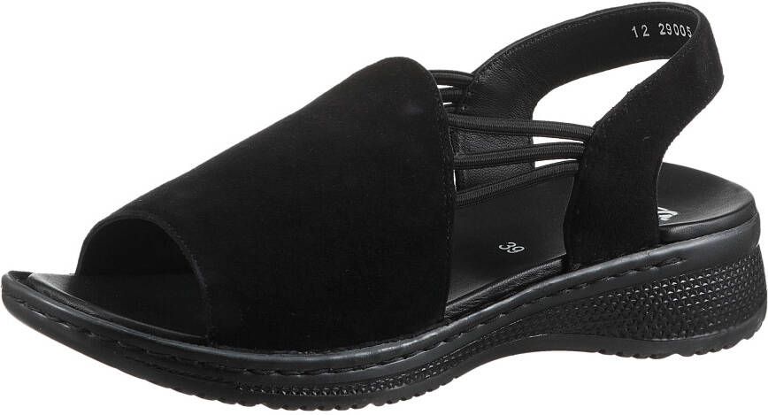 Ara Sandalen Hawaï zomerschoen sandaal sleehak met stretch-banden g-breedte