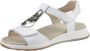 Ara 1234826~~~~~~~~~~~~~~~~~~~~~~~ Platte sandalenDames Sandalen Wit beige - Thumbnail 3