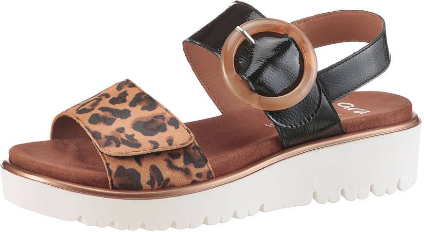 Ara Sleehaksandaaltjes Bilbao sleehaksandaal comfortabele schoen met klittenbandsluitingen g-breedte