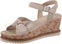 Ara Oranje dames sleehak sandalen - Thumbnail 2