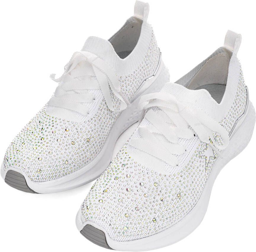 Ara NU 21% KORTING Slip on sneakers Maya met glinstersteentjes h wijdte