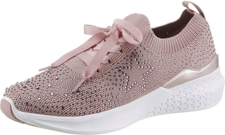 Ara Slip-on sneakers Maya met glinstersteentjes h-wijdte