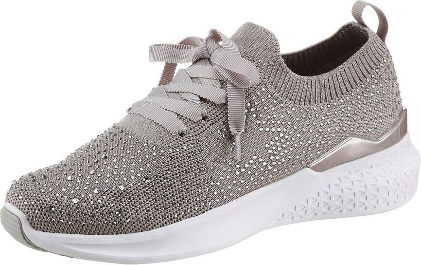 Ara Slip-on sneakers Maya met glinstersteentjes h-wijdte