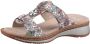 Ara Slippers Hawaï sleehak zomerschoen pantoffels met klittenband - Thumbnail 2