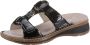 Ara Slippers Hawaï sleehak zomerschoen pantoffels met klittenband - Thumbnail 4