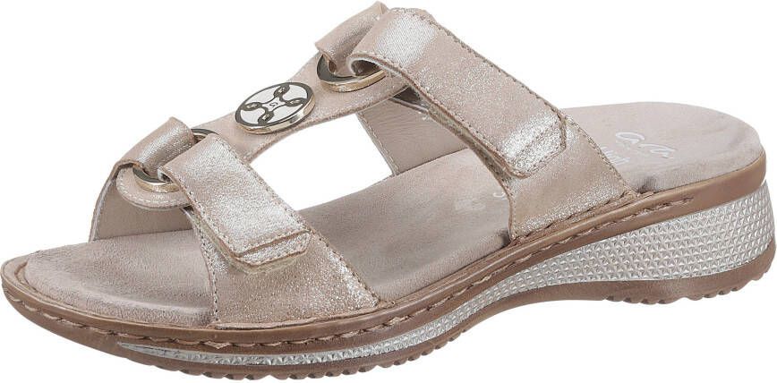 Ara Slippers Hawaï sleehak zomerschoen pantoffels met klittenband