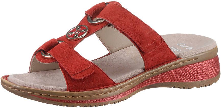 Ara Slippers Hawaï sleehak zomerschoen pantoffels met klittenband