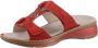 Ara Slippers Hawaï sleehak zomerschoen pantoffels met klittenband - Thumbnail 4