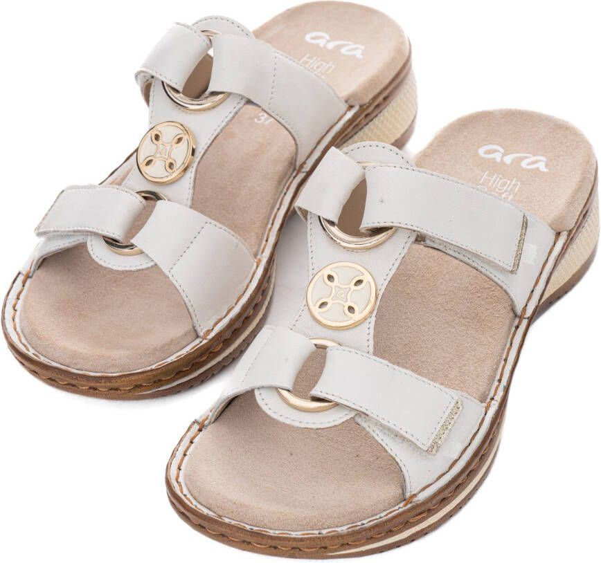 Ara Slippers Hawaï zomerschoen sandaal met sleehak