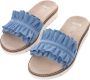 Ara Slippers KENT slides flats sandaal met geplooide bandage - Thumbnail 2