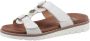 Ara Wit leren zomerslipper met uniek detail White Dames - Thumbnail 2