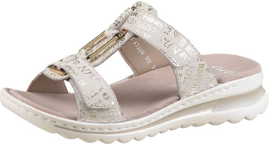 Ara Slippers TAMPA sleehak zomerschoen slippers met sieraandeel g-breedte